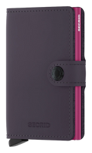 Load image into Gallery viewer, Secrid Matte Wallet -Dark Purple Fuchsia.
