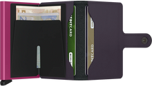 Load image into Gallery viewer, Secrid Matte Wallet -Dark Purple Fuchsia.
