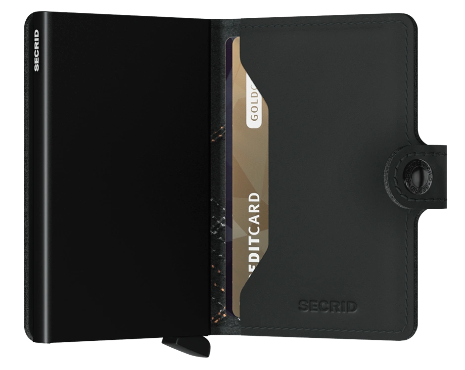 Secrid Stich Linea Wallet -  Orange.