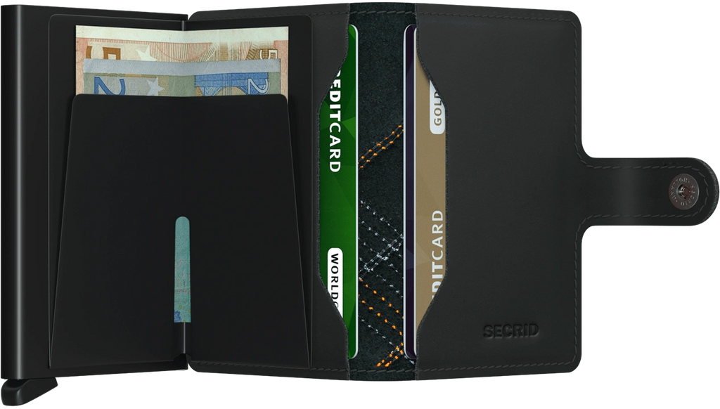 Secrid Stich Linea Wallet -  Orange.