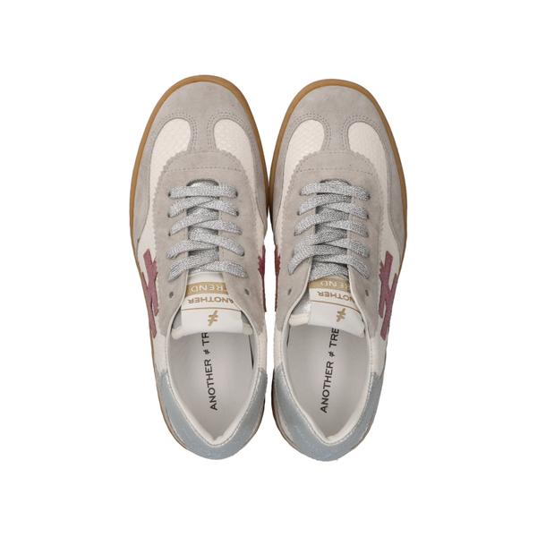 Another Trend Silver And Pink Trainer|A032C100