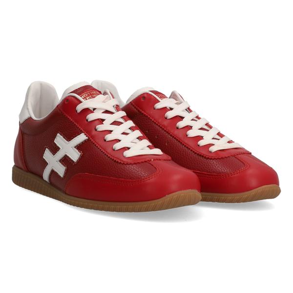 Another Trend Red and White Trainer|A0781817