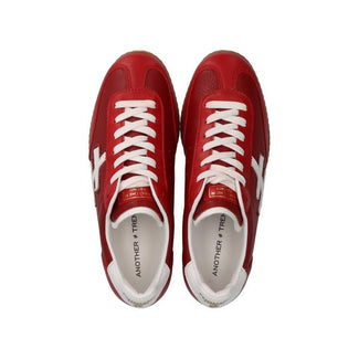Another Trend Red and White Trainer|A0781817
