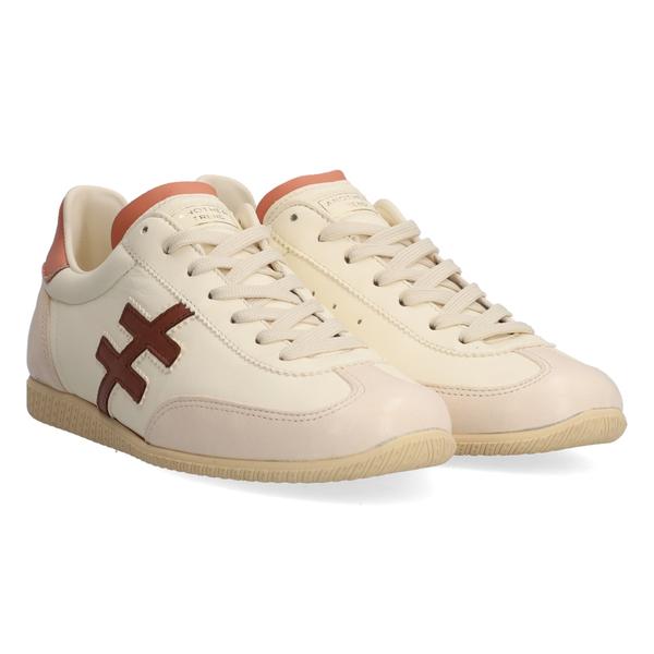 Another Trend Multi Beige and Coral Trainer|A078T389