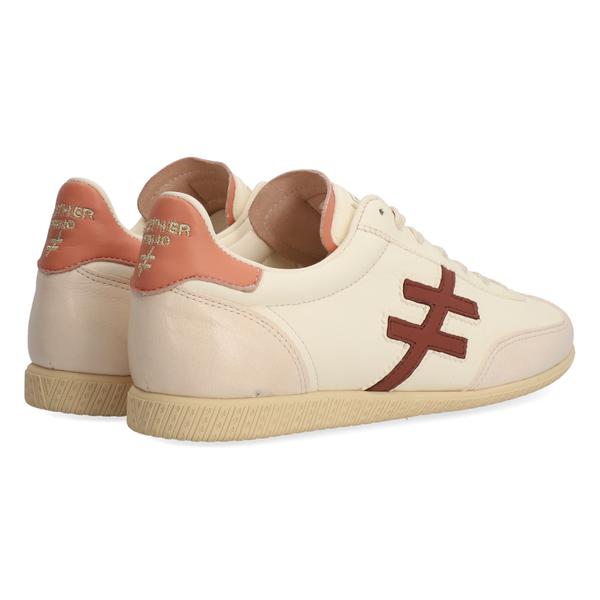 Another Trend Multi Beige and Coral Trainer|A078T389