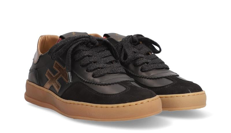 Another trend brown sneakers on a white background