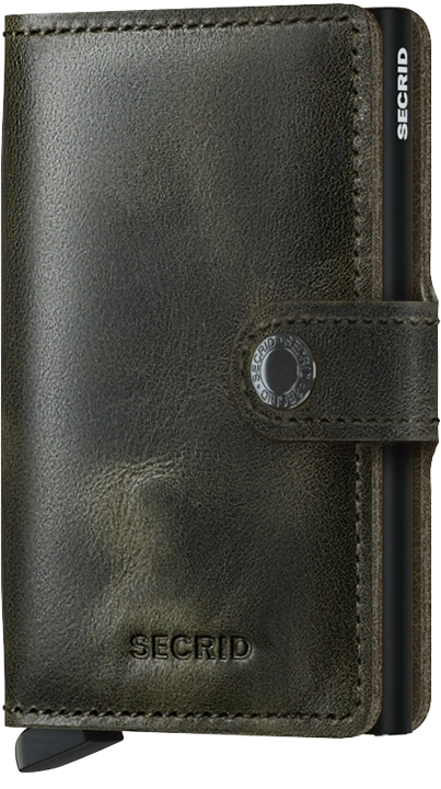 Secrid Vintage Wallet- Olive Black.