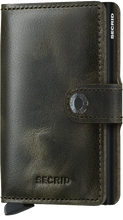Load image into Gallery viewer, Secrid Vintage Wallet- Olive Black.

