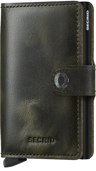 Secrid Vintage Wallet- Olive Black.