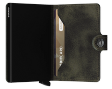 Load image into Gallery viewer, Secrid Vintage Wallet- Olive Black.
