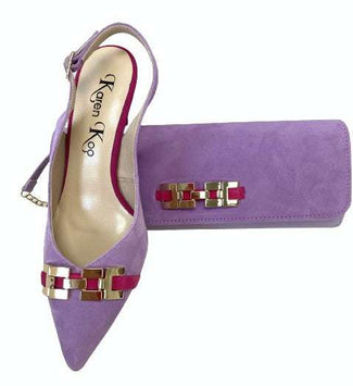 Karen Koo Z8186LILA- Sling back.