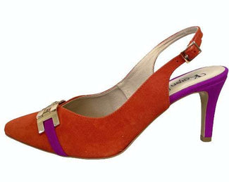 Karen Koo Z8186ORG- Sling back.