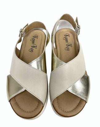 Karen Koo 797001GLD- Sandal.