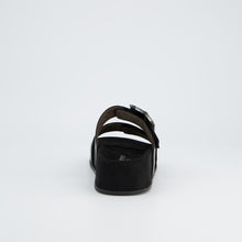 Load image into Gallery viewer, Paul Green Black Platform Mule|6157040

