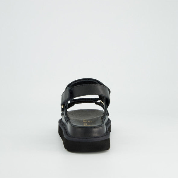 Paul Green Black Strap Sandal|6175019