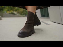 Load and play video in Gallery viewer, Paul Green Dark Brown Nubuck Ankle Boot | 8253050
