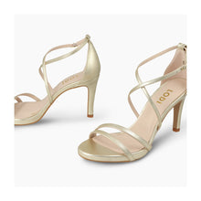 Load image into Gallery viewer, Lodi Gold High Heel Sandal|INRIKOXGD
