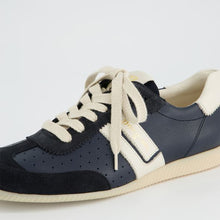 Load image into Gallery viewer, Paul Green Navy Leather Trainer|5490059
