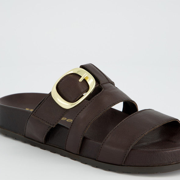 Paul Green Dark Brown Mule|6171029