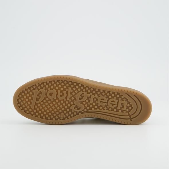 Paul Green  Beige Leather Trainer|5437149