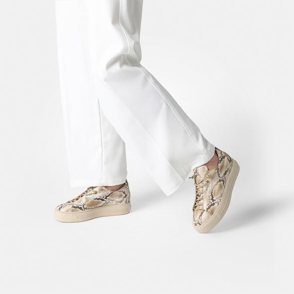 Paul Green Platform Snake Print Trainer|5317079