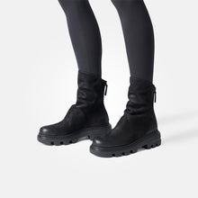 Load image into Gallery viewer, Paul Green Black Nubuck Ankle Boot | 8253010
