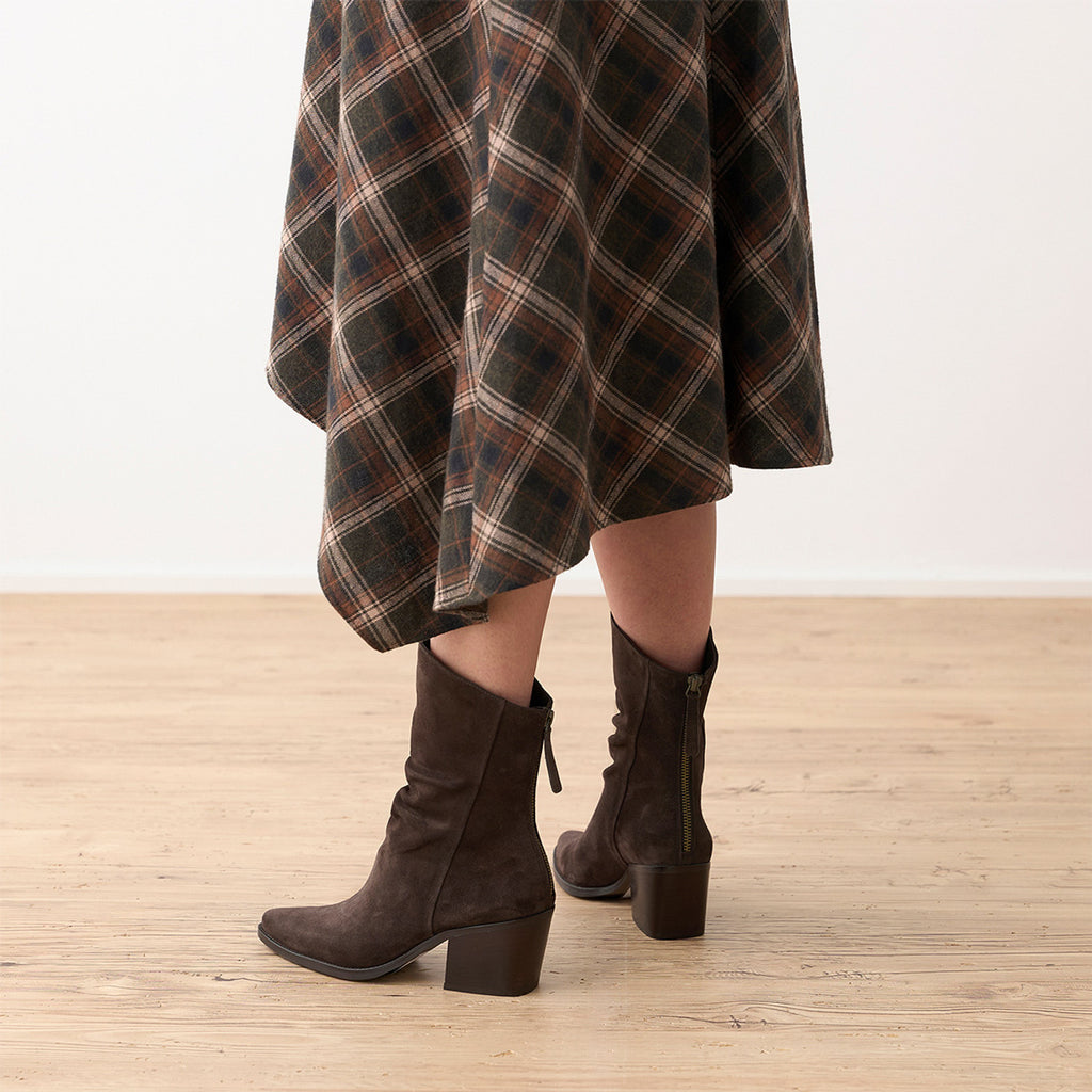 Paul Green Soft Suede Ankle Boot|8316001