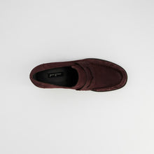 Load image into Gallery viewer, Paul Green Burgundy Suede Loafer|1260004
