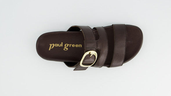 Paul Green Dark Brown Mule|6171029
