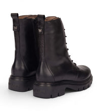 Load image into Gallery viewer, Wonders Black Laced Ankle Boot|A4313NE
