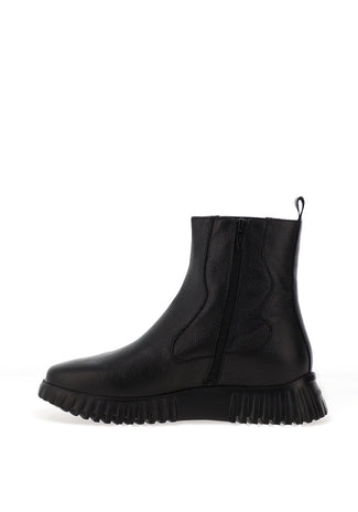 Wonders Black Chelsea Boot|A4422NE
