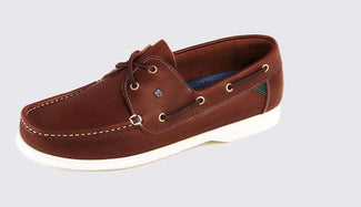 Dubarry Ladies Brown "Dubes" Deck Shoe | Admirals