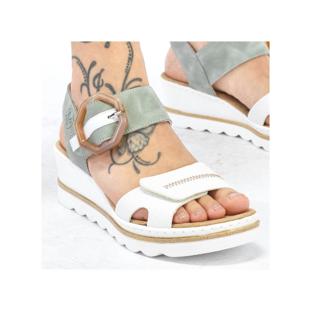 Reiker 6747681M - Open Toe Mini Wedge Sandal