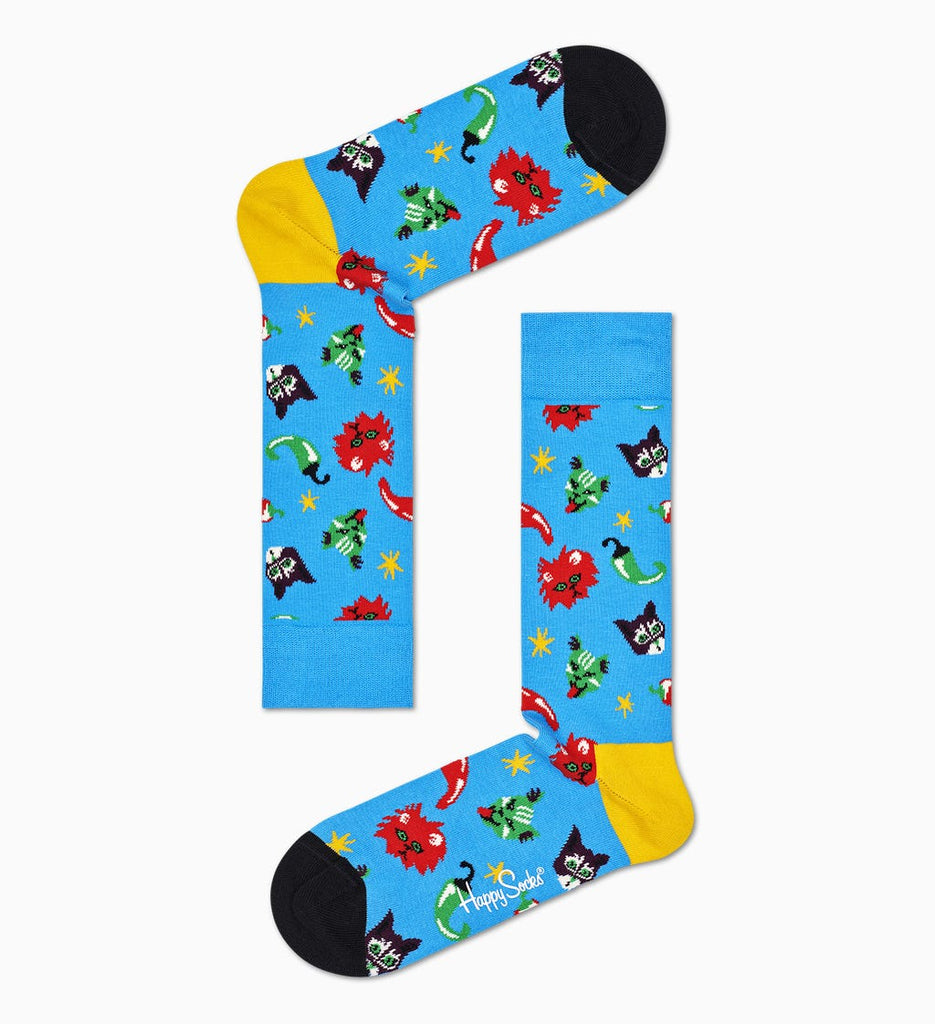 Happy Socks - Men Chili Cat Sock