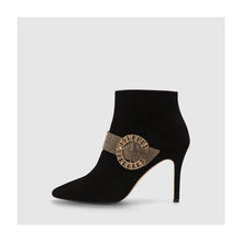 Load image into Gallery viewer, lodi black suede ankle boot 
