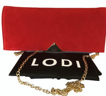 Load image into Gallery viewer, Lodi Clutch Ante Orange Suede
