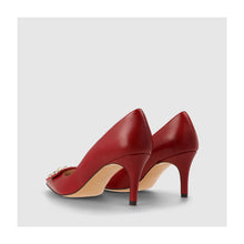 Load image into Gallery viewer, lodi leather court shoe in red
